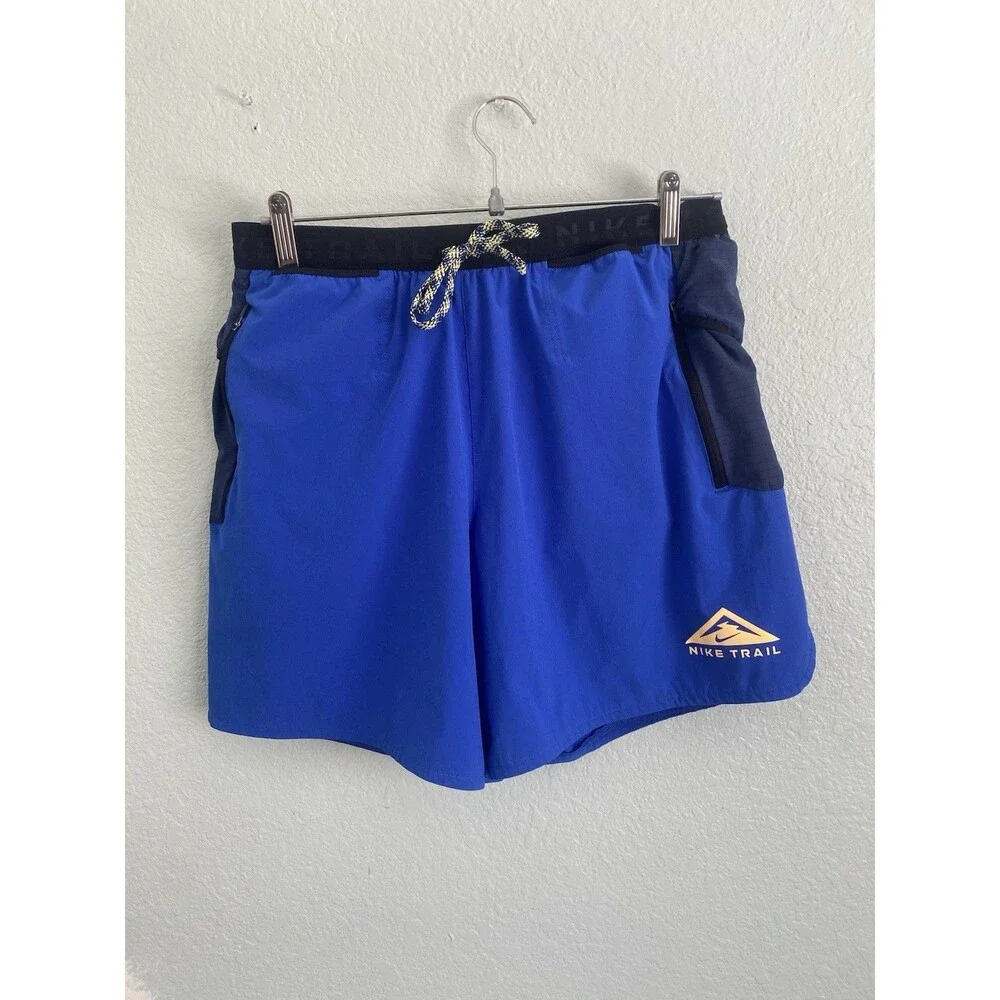 Nike Trail Shorts Royal Blue Navy Gorpcore Utility Running Shorts Men's Size L